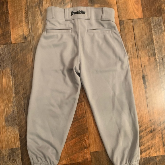 Boys Franklin Gray Baseball Pants - Picture 1 of 3